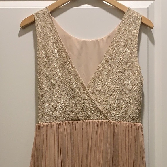 Lace and Tulle lined cocktail dress in peach pink - Picture 11 of 11